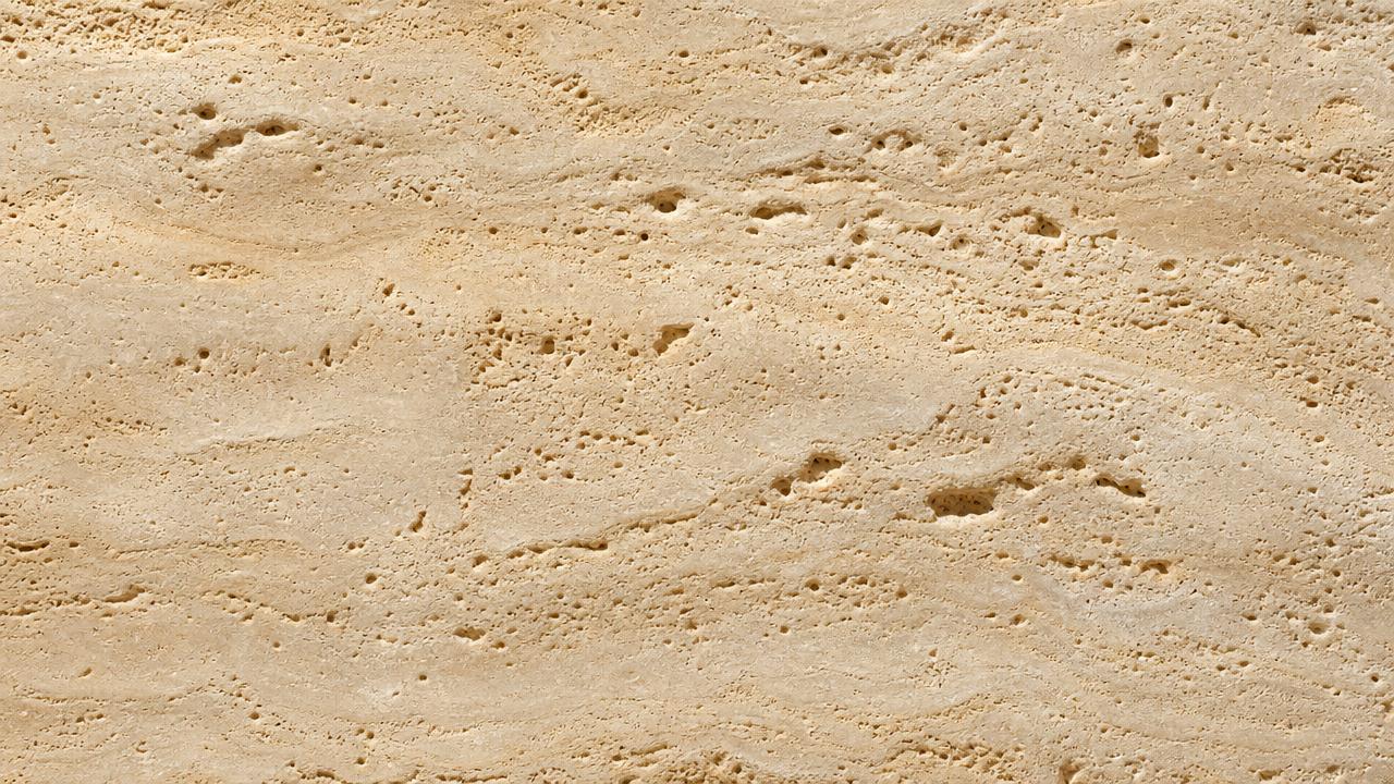 Raw travertine stone texture